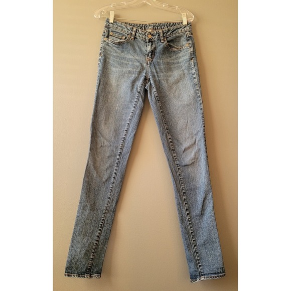 Denver Hayes Women's Vintage‎ Denim Low Rise Skinny Jeans Size 28 - Picture 2 of 9